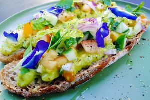 Guacamole Toast at Twenty4 in Siquijor