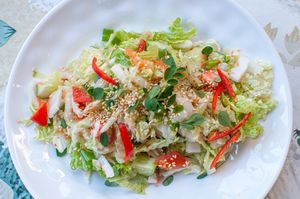 Seasonal Salad at Twenty4 in Siquijor