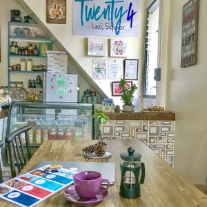 Cafe Interior at Twenty4 in Siquijor