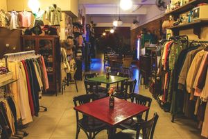 Indoors at Boutique Vintage in Sao Paulo