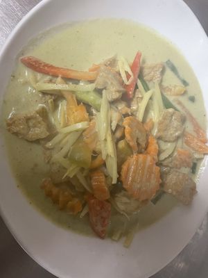 Tofu green curryy  at Swadee Thai House in Emmaus