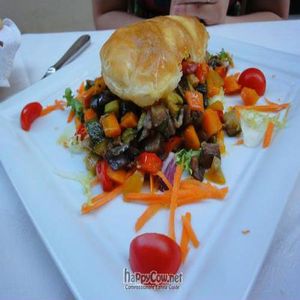 veggies w/ puff pastry-type thing at Osteria Giorgione in Venice