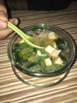 miso at Sakura Sushi in Auroville