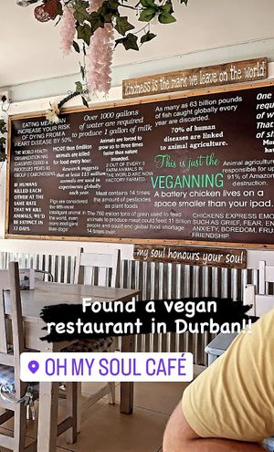   at Oh My Soul Cafe in Durban