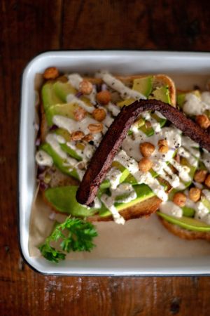 Avo on toast at Oh My Soul Cafe in Durban