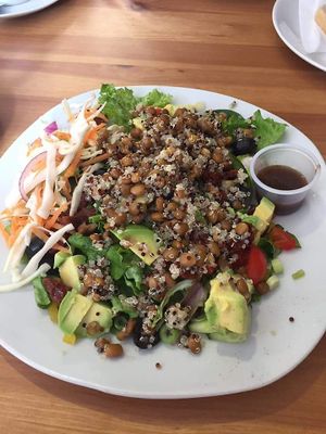 Vegan salad made to order at Rosie Posies at Rosie Posies in Chorley