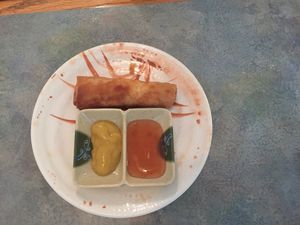Vegan Spring roll  at Lotus Vegetarian in Chantilly