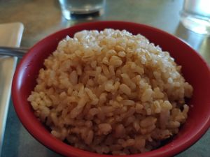 Side brown rice at Lotus Vegetarian in Chantilly