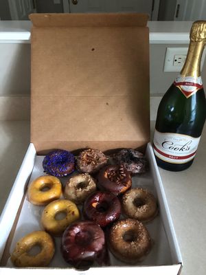 Vegan donuts!!!! at The Purple Cow in Hilton Head Island