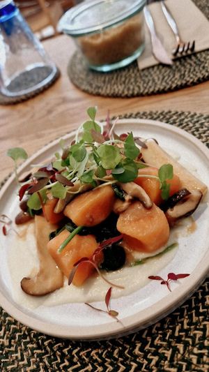 Süßkartoffel Gnocchis at Yeotown Kitchen in London