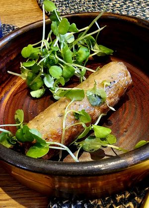 vegan sausage .. only one at Yeotown Kitchen in London