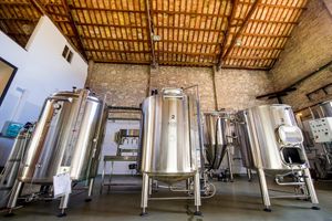 Brewery at BeerCat in Vilafranca Del Penedes
