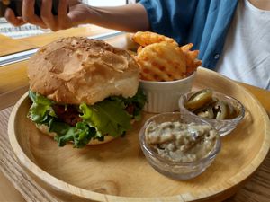 Fala burger at Falafel Brothers - Ebisu in Tokyo