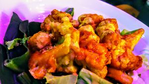 Roasted cauliflower at Falafel Brothers - Ebisu in Tokyo