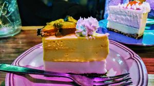 Pumpkin cake at Falafel Brothers - Ebisu in Tokyo