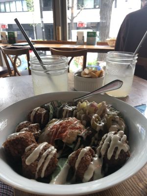 Salad is da bomb  at Falafel Brothers - Ebisu in Tokyo