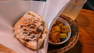 Falafel sandwich at Falafel Brothers - Ebisu in Tokyo