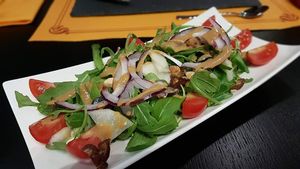 Salad at Agave Restaurante in Caceres