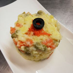 Ensaladilla rusa at Agave Restaurante in Caceres