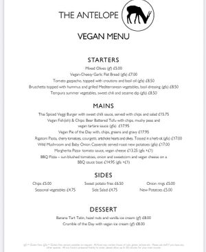   at The Antelope Inn in Lighthorne