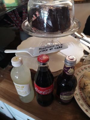 Various cold drinks to choose from! at Jacksonwood Vintage Tea Room in Isle Of Sheppey