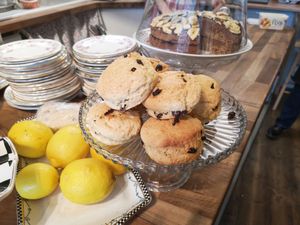 Vegan friendly scones! at Jacksonwood Vintage Tea Room in Isle Of Sheppey