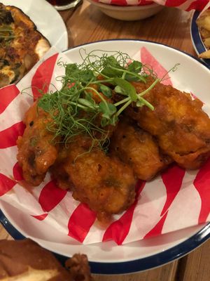 Seitan buffalo wings at Tiny Rebel in Cardiff