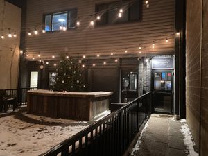 Tucked in from the street. at Madison's 1212 in Calgary