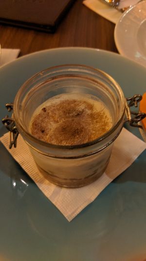 Vegan banoffee pie - delicious :-) at one80 in Mellieha