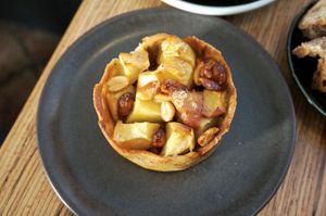 Apple Tart at Grounded in Paris