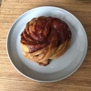 Peanut and jam roll  at Grounded in Paris