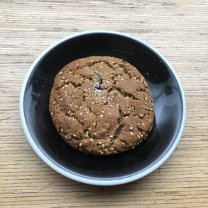 Tahini cookie  at Grounded in Paris