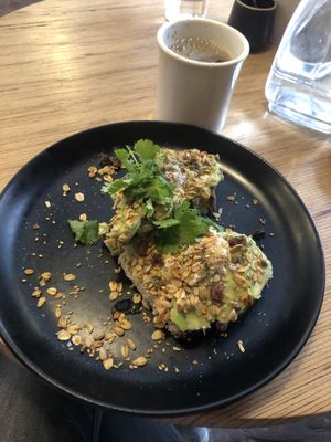 Avocat toast   at Grounded in Paris