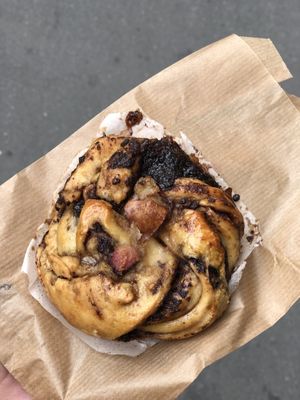 Pear chocolate roll (weekly roll)  at Grounded in Paris