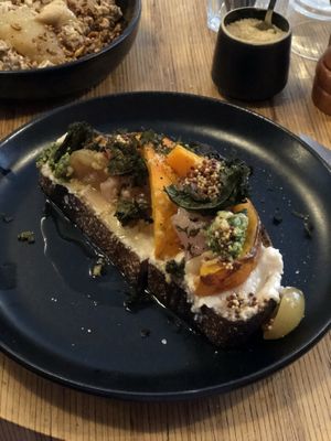 Autumn toast  at Grounded in Paris