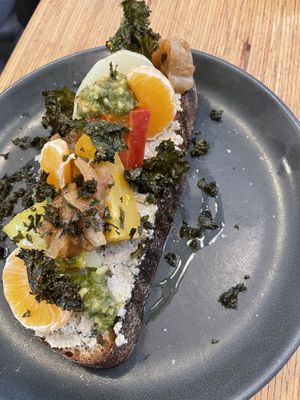 Christmas toast  at Grounded in Paris