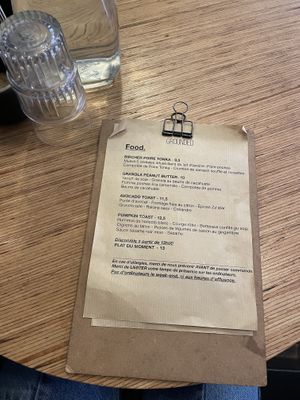 Menu #Veganuary at Grounded in Paris