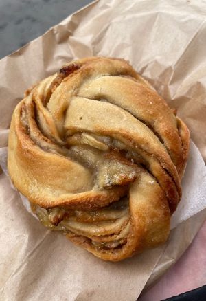 Peanut banana roll  at Grounded in Paris
