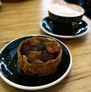Tart & Coffee at Grounded in Paris