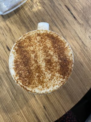 chai latte  at Grounded in Paris