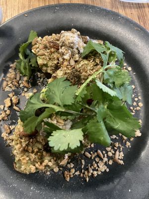 avocado toast  at Grounded in Paris