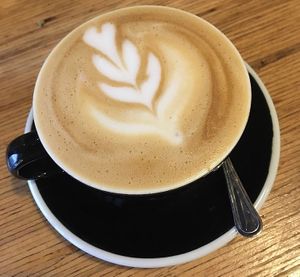 Latte at Grounded in Paris