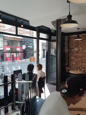 From the inside at Grounded in Paris