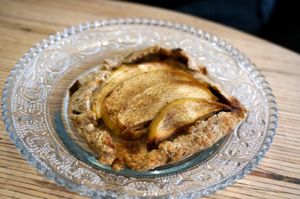Apple Tart at Grounded in Paris