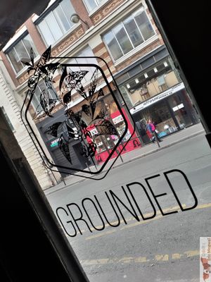 door at Grounded in Paris