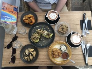 Paprika salted roll on right top  at Grounded in Paris