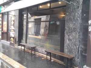 Grounded on a wet November morning at Grounded in Paris