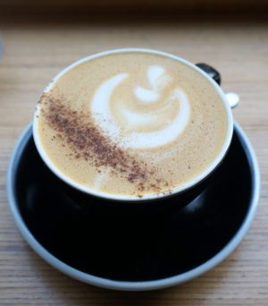 Dirty chai at Grounded in Paris