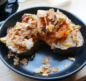 Morning Toast at Grounded in Paris