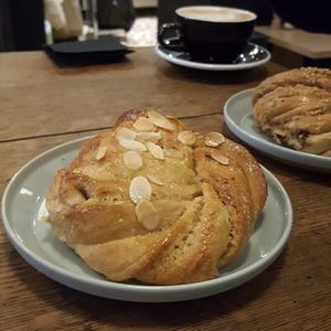 Frangipan bun at Grounded in Paris